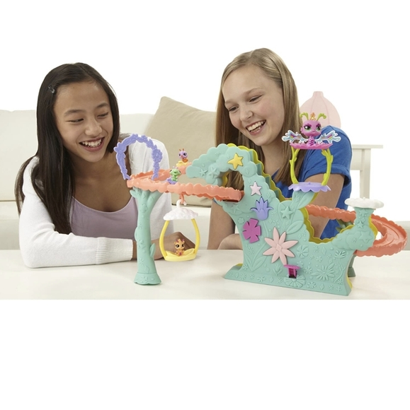 Littlest Pet Shop Fairies Fairy Fun Rollercoaster Playset lot bundle - Picture 3 of 15